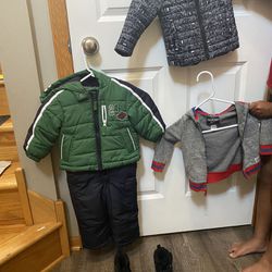 Kids Winter Jacket ,pant And Boots (For Toddler 18 Months Lot)