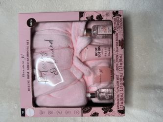 Merfish United 5-Piece Deluxe Rose Gold Bath Robe Set for Adults