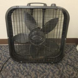 Lasko Fan Used Black Square Shape Floor Fan Large Size