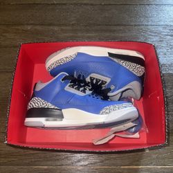 Air Jordan 3 Retro Blue Cement Men’s Size 8 