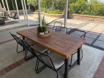 Patio table and chairs