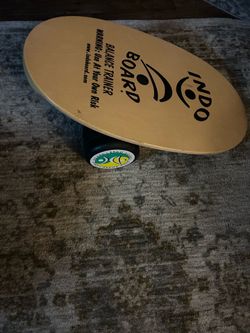Indo board balance trainer workout tool
