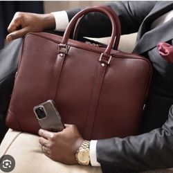Nwt genuine Italian leather laptop, briefcase bag Tony bellucci