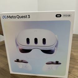 Meta Quest 3 VR Headset 512GB - Sleek White