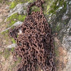 1/2 Inch Chain. Approximately 110 Feet 