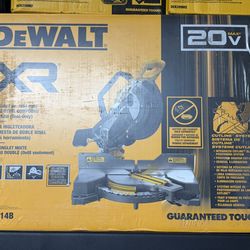 DEWALT 20-Volt MAX XR Cordless 10 in. Dual Bevel Fixed Miter Saw (Tool Only)