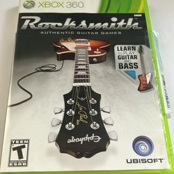 Rocksmith Authentic Guitar Games Xbox 360