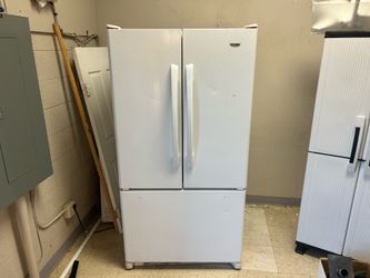 Amana bottom, freezer front door refrigerator
