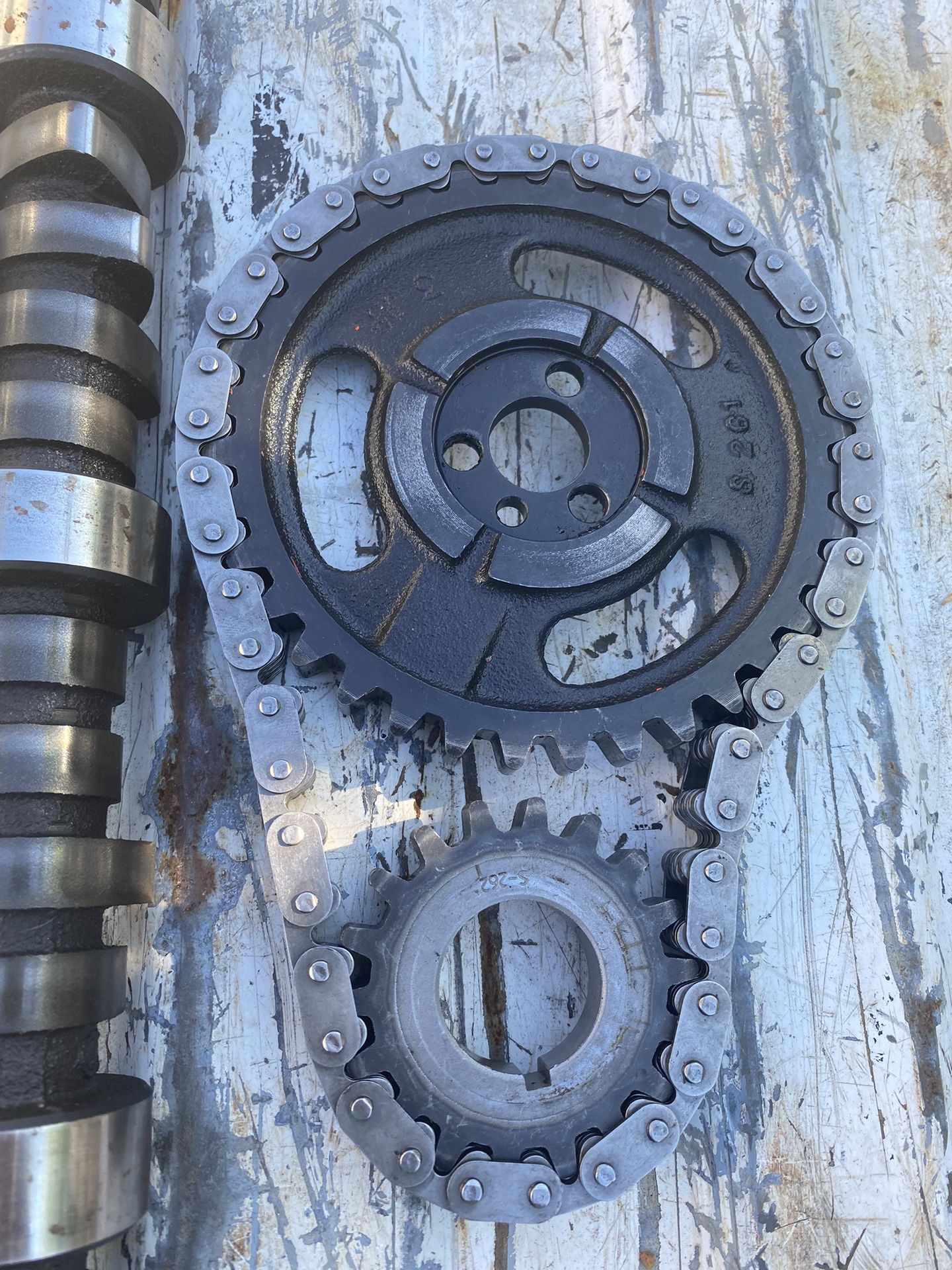 A Vintage ACDELCO Point Distributor Rebuilt With Coil Timing Chain Set