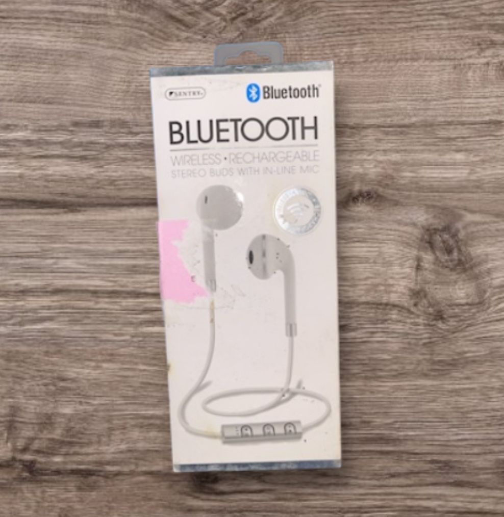 Sentry Bluetooth Wireless Rechargeable Stereo Earbuds with Mic