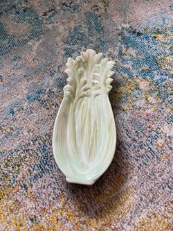 Plate celery ceramic