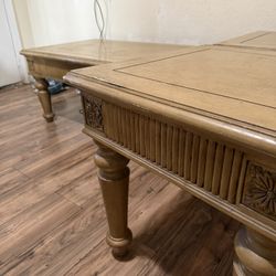 2 End Tables And 1 Longer Table 