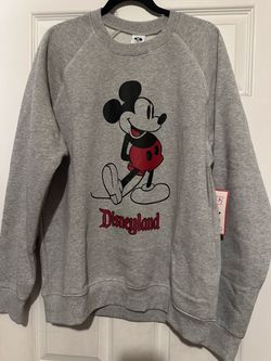 Disneyland Mickey Mouse Gray Crewneck Sweatshirt