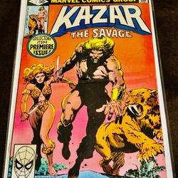 KAZAR THE SAVAGE # 1 Marvel Comics 1981