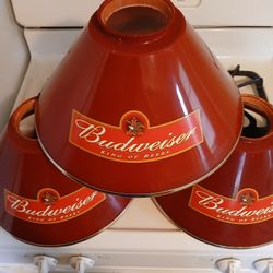 (3) Budwieser Lampshades $25