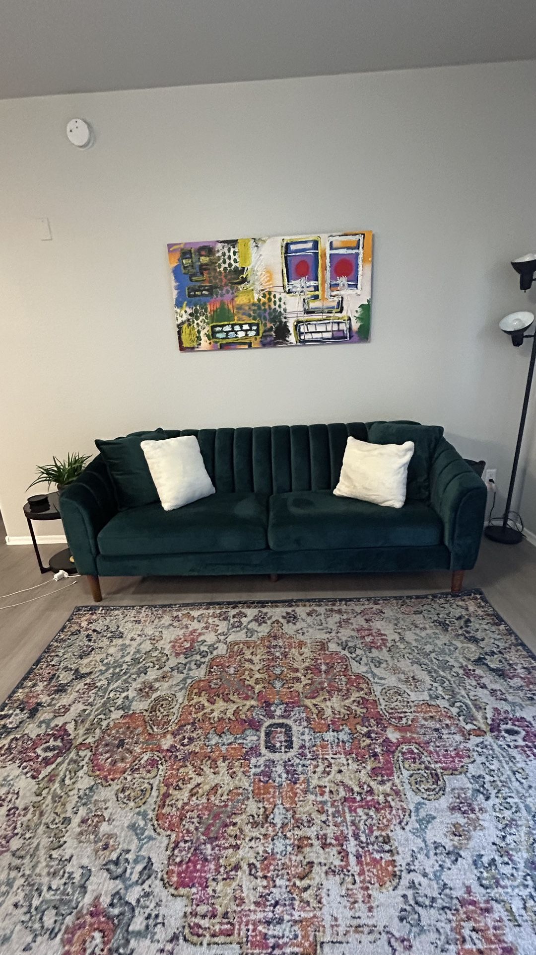 Green Velvet Couch