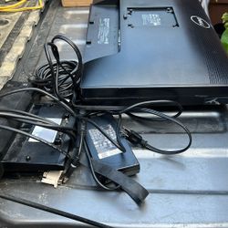 Dell Thinkpad Doc Station And All Wires For 2 Screen Set Up