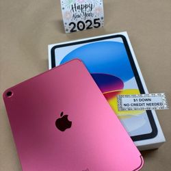Apple IPad 10th Gen Tablet - Only $1 Today Pay The Rest Later! 