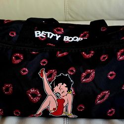 Betty Boop Vinyl Tote Gym Bag