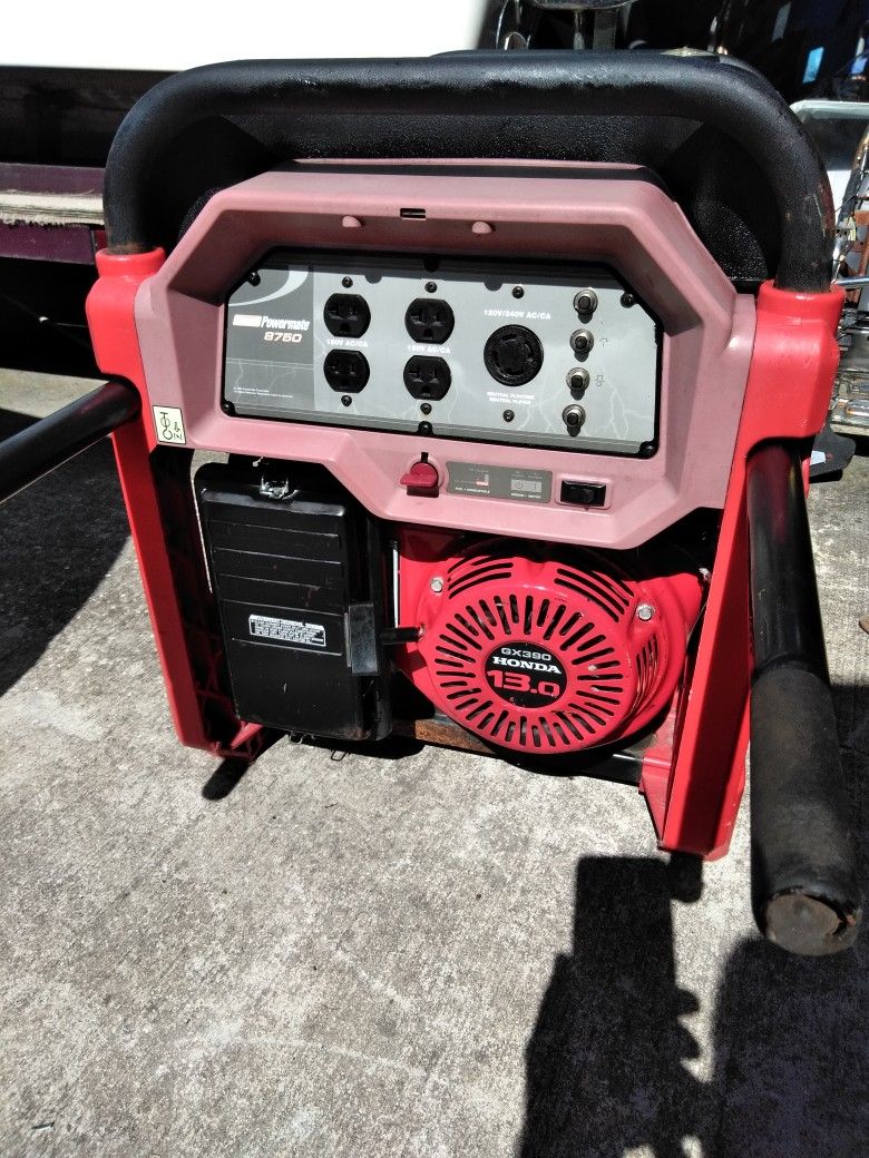 Coleman Powermate 8750 generator with Honda 13 horsepower engine