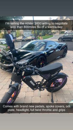 Selling ridstar q20 ebike