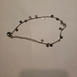 Sterling Silver Butterfly 🦋 Ankle Bracelet 