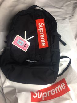 Black Supreme Backpack SS18 (SOLD)