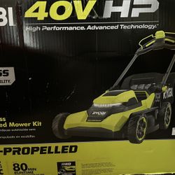 lawn Mower with batteries and charger 