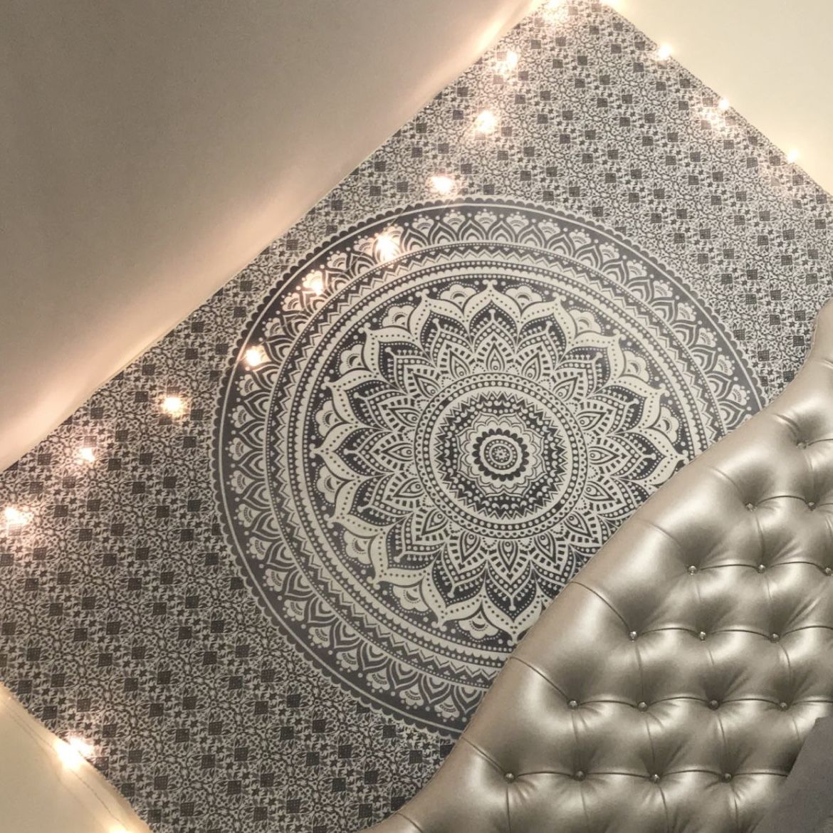 Gray & White Tapestry
