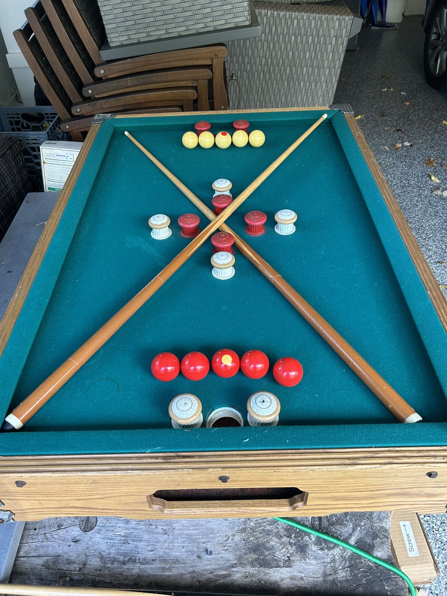 Bumper Pool Table