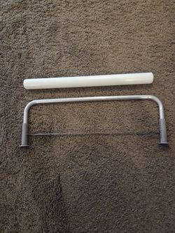Large Rolling Pin & Cake Cutter