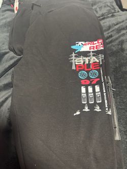 Jeff Staple Pigeon Black Graphic Sweatpants
