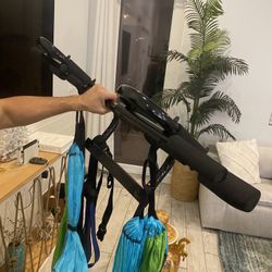 Heavy-Duty Doorway Pull-Up Bar + Stretching Strap System