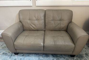 leather sofa and loveseat