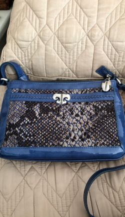 Brighton patent leather crossbody travel purse/wallet