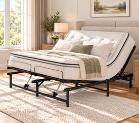 Adjustable bed frame King size