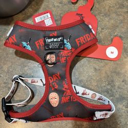 Friday 13th Dog Harness NEW. Size Medium Jason Voorhees
