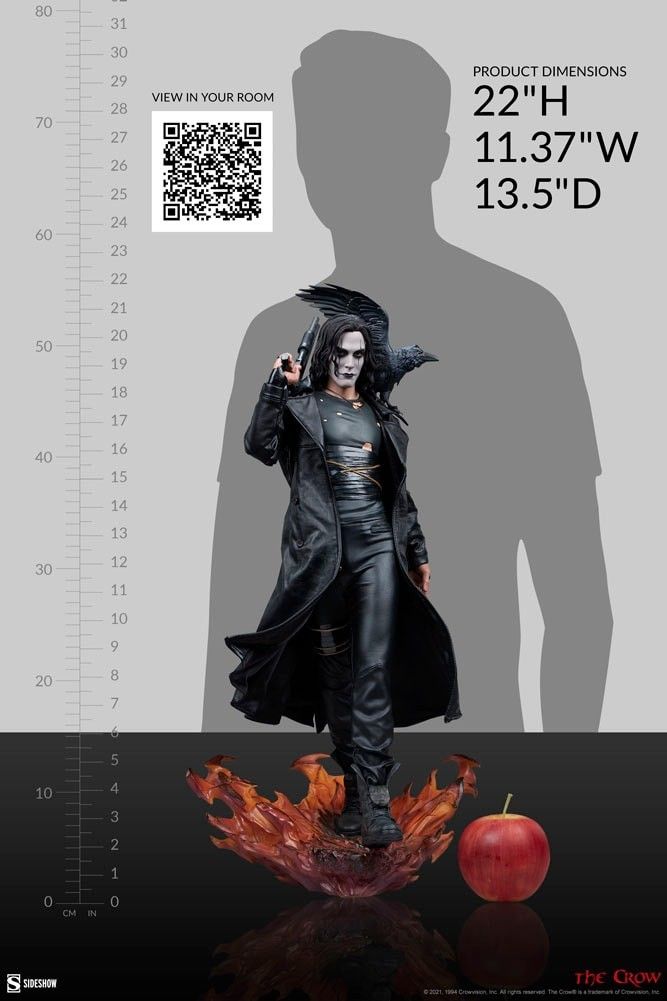 The Crow Sideshow Collectibles 1/4 Scale Statue