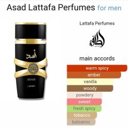 Lattafa Perfumes Asad For Men Eau De Parfum 3.4 Oz