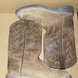 Kids Square Toe Boots 