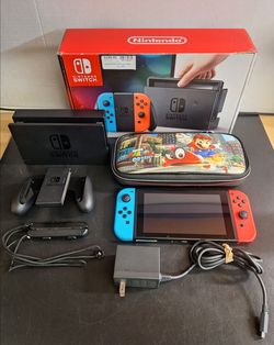 NINTENDO SWITCH MOD HAC-001 COMBO WITH ORIGINAL BOX
