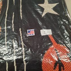 TRADITIONAL AFGAN BLANKET THROWS.  MADE IN AMERICA.  100% COTTON 