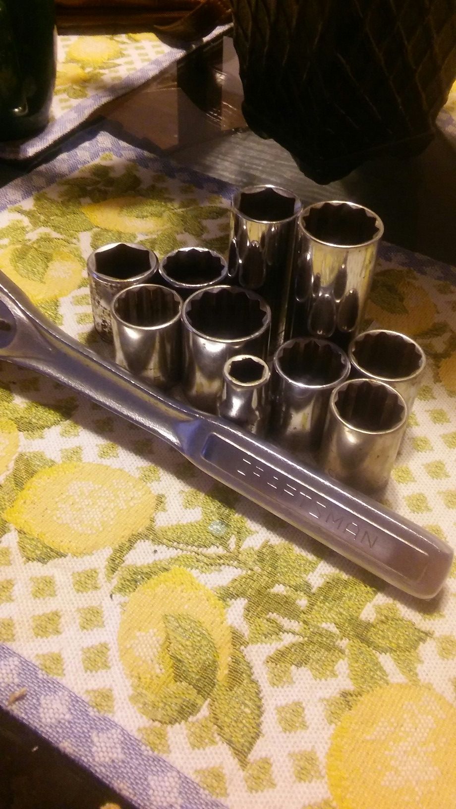 1/2in. Craftsman ratchet and sockets