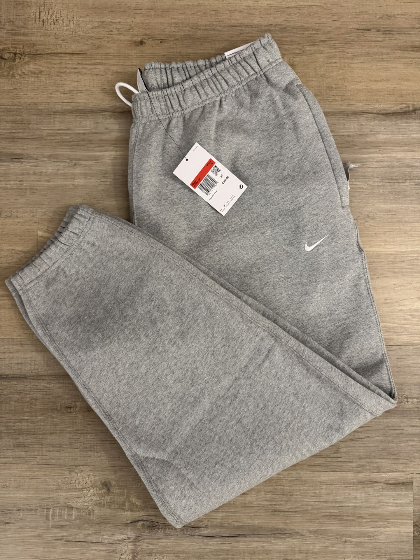 NIKE Solo Swoosh Mens Fleece Pants Sz Large