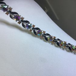 Vintage Lisner Bracelet Aurora Borealis