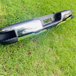 99-18 Chevy Silverado & GMC Sierra OEM Factory Chrome Rear Bumper