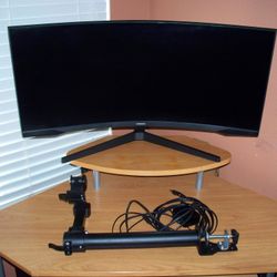 Samsung Odyssey G5 Ultrawide + Monitor Stand