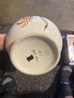 Italian Ceramic Pottery Vase Made in Italy