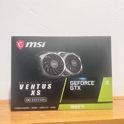 MSI VENTUS XS 1660 Ti Oc Edition Graphics Card 
