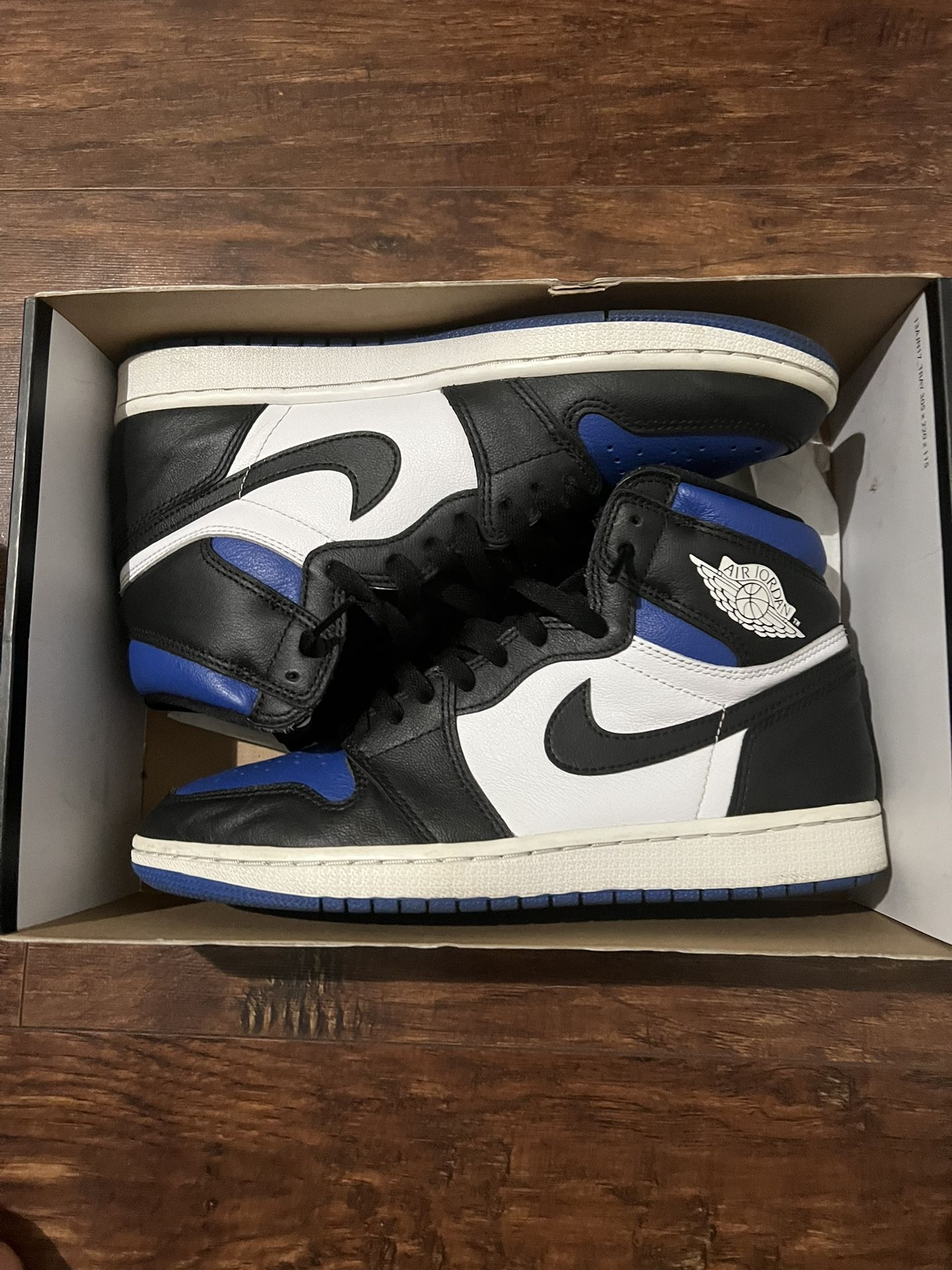 Jordan 1 Royal Toe Size 9 $150.